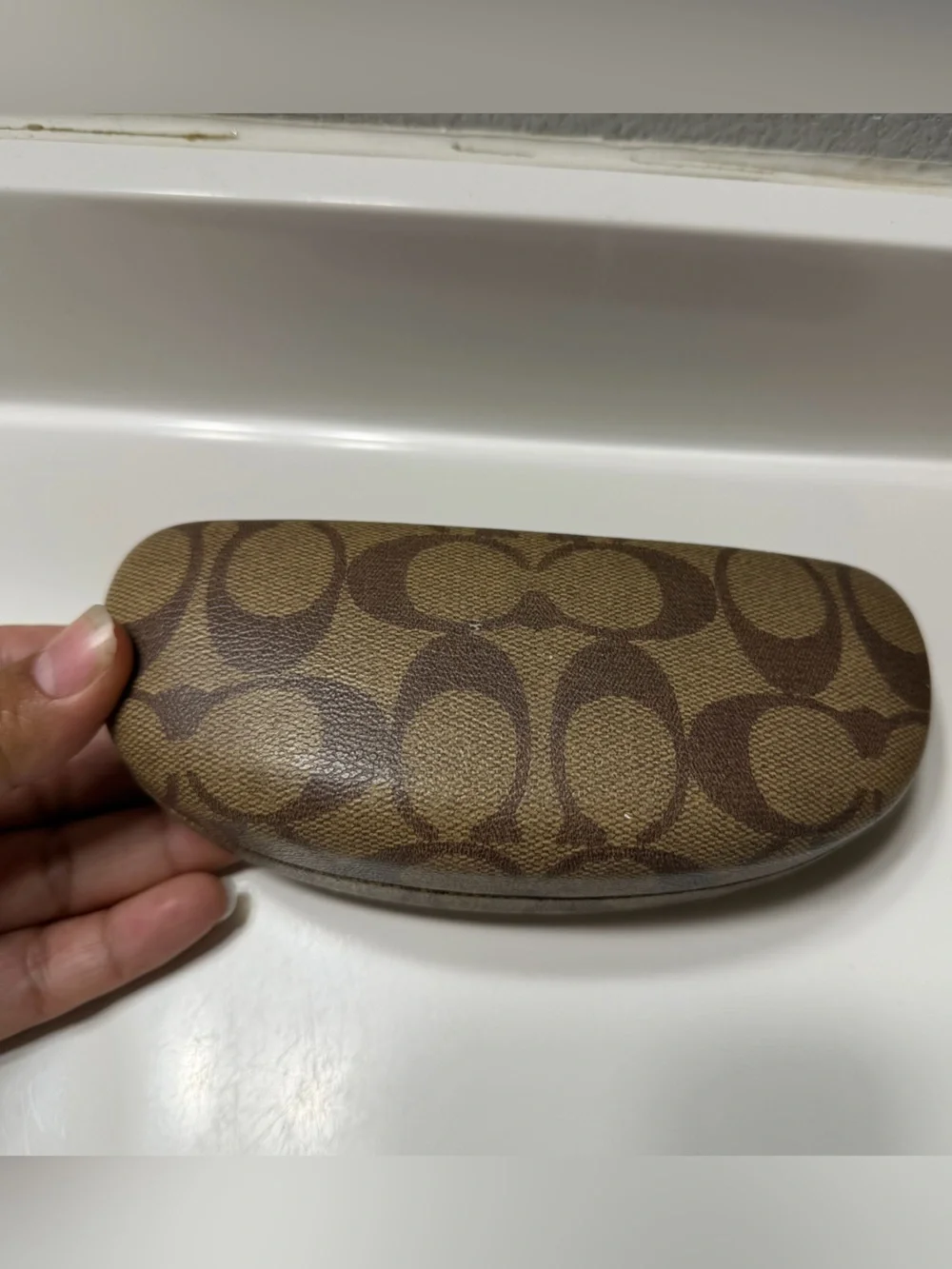 Coach signature brown